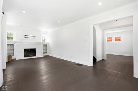 Living room at 821 E 36th Street, Indianapolis, IN