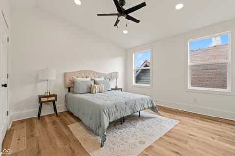 Bedroom at 47 Schiller Street, Indianapolis, IN
