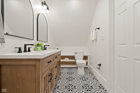 Bathroom at 47 Schiller Street, Indianapolis, IN