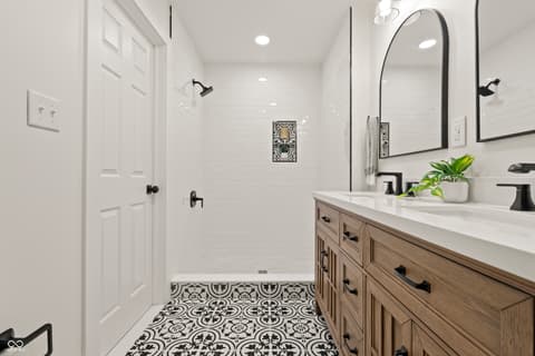 Bathroom at 47 Schiller Street, Indianapolis, IN