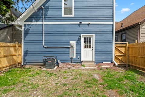 Backyard at 47 Schiller Street, Indianapolis, IN
