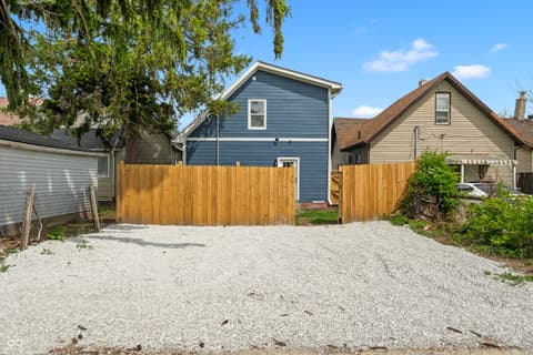 Backyard at 47 Schiller Street, Indianapolis, IN