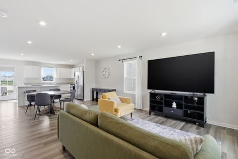 Living room at 1357 Cascades Drive, Greenfield, IN