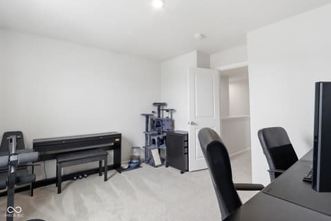 Home office at 1357 Cascades Drive, Greenfield, IN