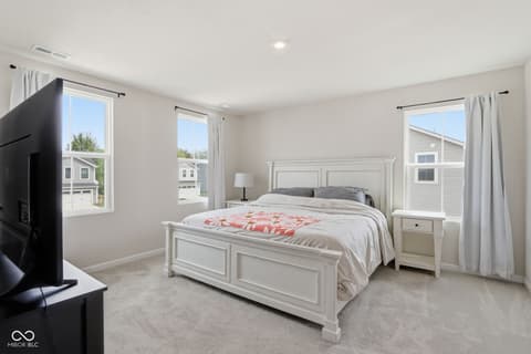 Primary bedroom at 1357 Cascades Drive, Greenfield, IN