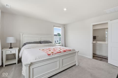 Primary bedroom at 1357 Cascades Drive, Greenfield, IN
