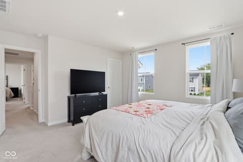 Primary bedroom at 1357 Cascades Drive, Greenfield, IN