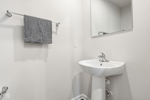 Bathroom at 1357 Cascades Drive, Greenfield, IN