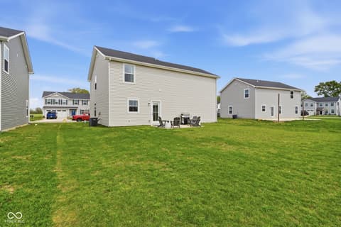 Backyard at 1357 Cascades Drive, Greenfield, IN