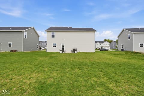 Backyard at 1357 Cascades Drive, Greenfield, IN