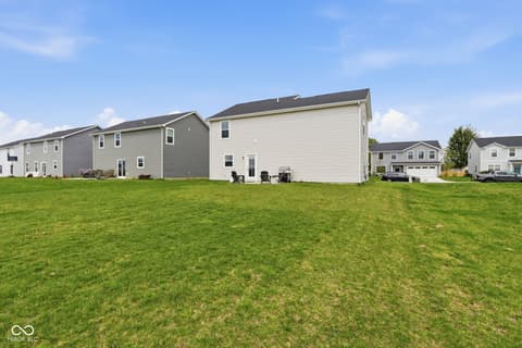 Backyard at 1357 Cascades Drive, Greenfield, IN
