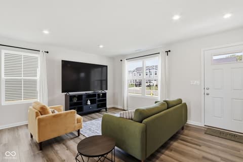 Living room at 1357 Cascades Drive, Greenfield, IN
