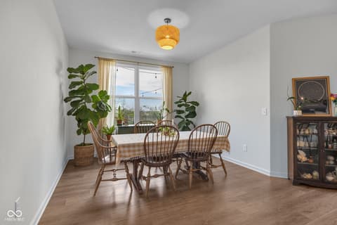 Dining room at 5888 Walkabout Way, Brownsburg, IN