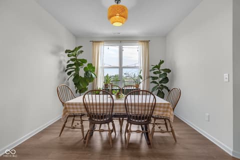 Dining room at 5888 Walkabout Way, Brownsburg, IN