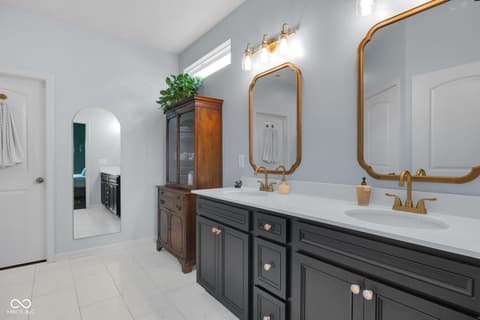 Primary bathroom at 5888 Walkabout Way, Brownsburg, IN