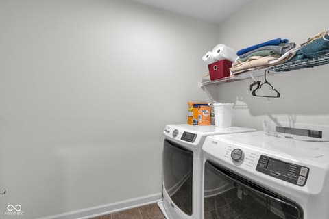 Laundry room at 5888 Walkabout Way, Brownsburg, IN