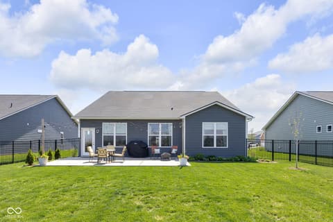 Backyard at 5888 Walkabout Way, Brownsburg, IN