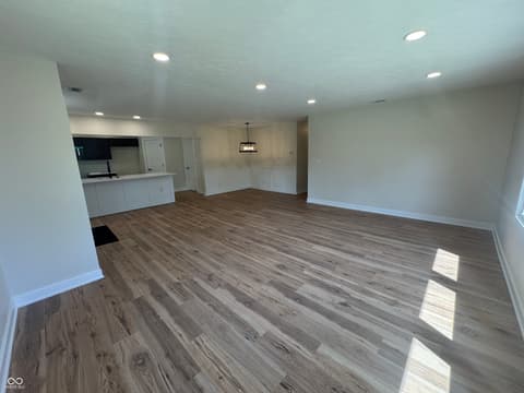 Living room at 489 Beverly Drive, Zionsville, IN