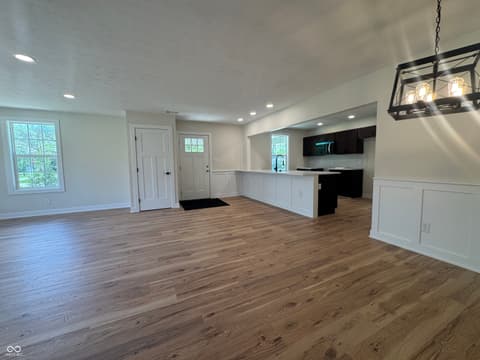 Living room at 489 Beverly Drive, Zionsville, IN