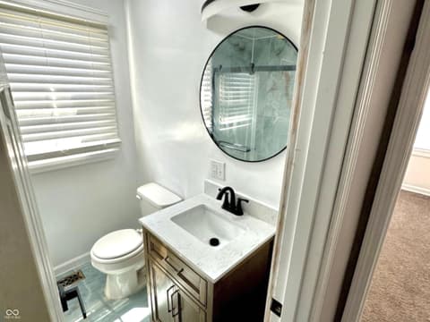 Bathroom at 1513 Dewey Street, Anderson, IN