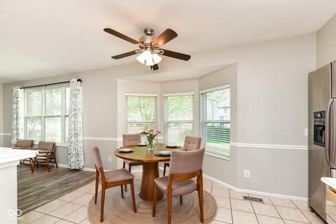 Dining room at 7942 Red Sunset Way, Avon, IN