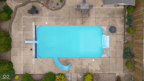 Aerial view at 425 Lasher Drive, Seymour, IN