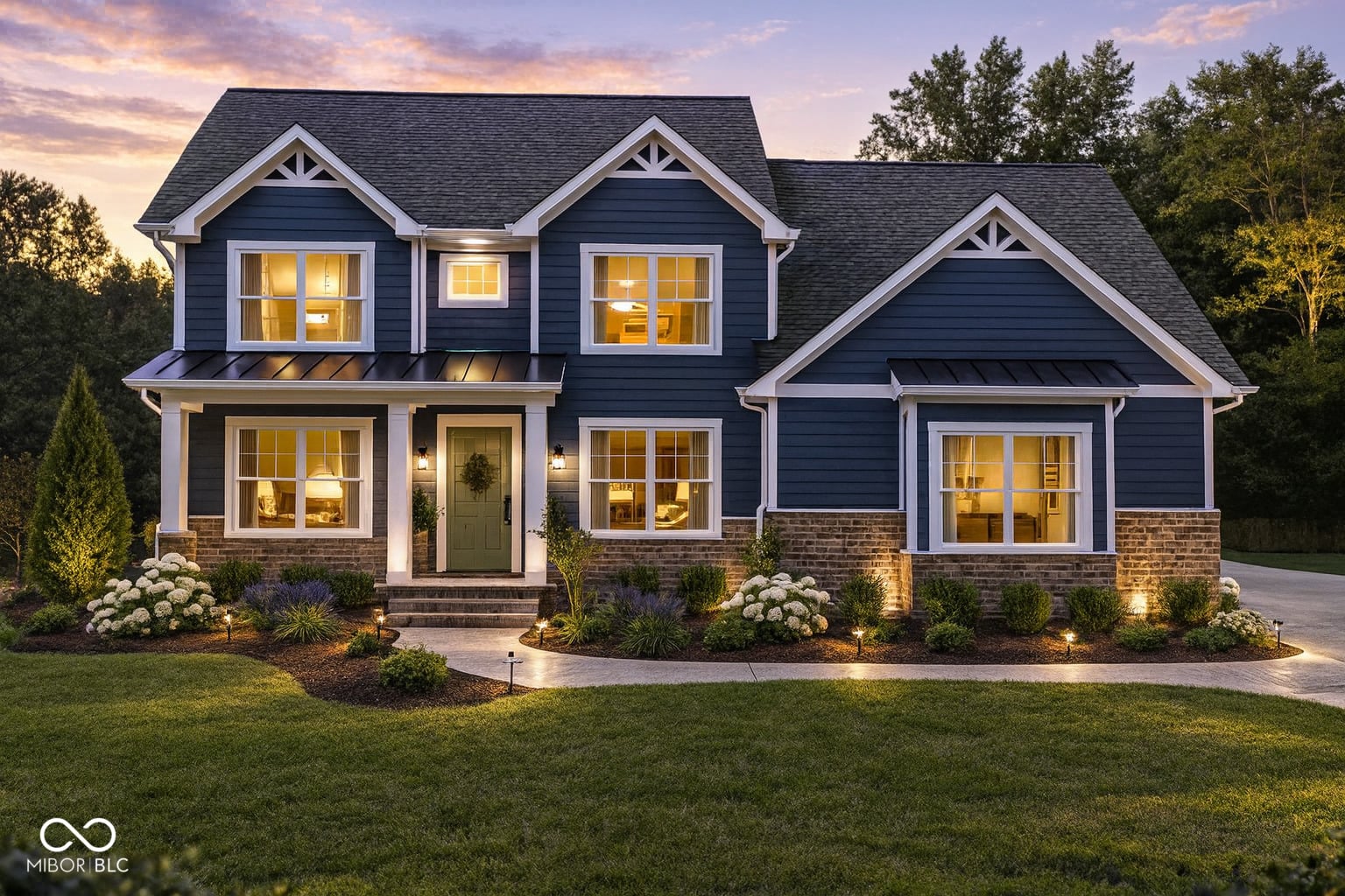 Front exterior at 8165 Cindy Circle, Martinsville, IN