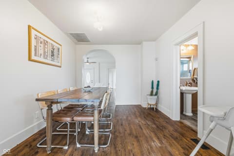 Dining room at 8373 W 1700 N, Elwood, IN