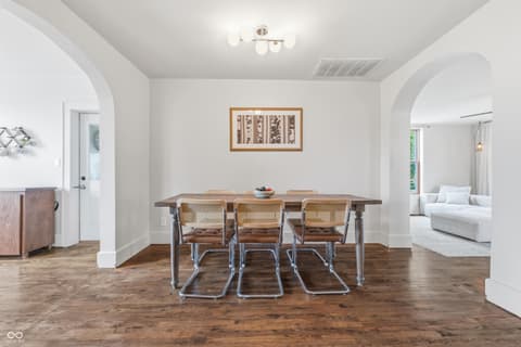 Dining room at 8373 W 1700 N, Elwood, IN