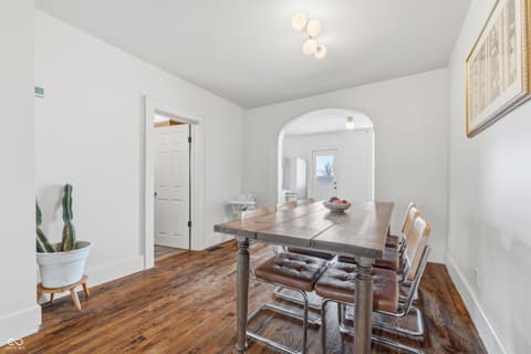 Dining room at 8373 W 1700 N, Elwood, IN