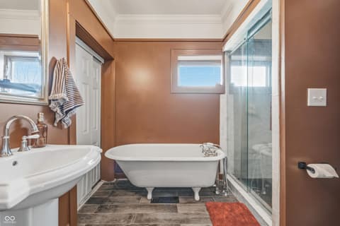 Bathroom at 8373 W 1700 N, Elwood, IN