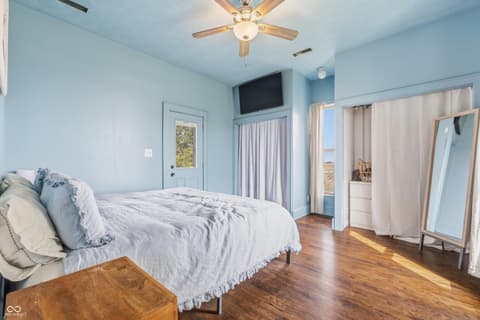 Bedroom at 8373 W 1700 N, Elwood, IN