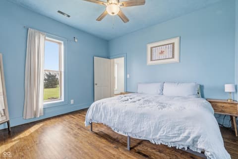 Bedroom at 8373 W 1700 N, Elwood, IN