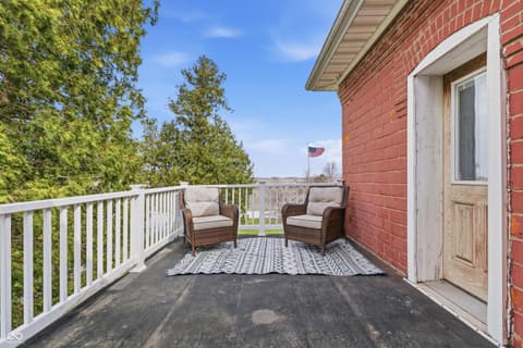 Outdoor living area at 8373 W 1700 N, Elwood, IN