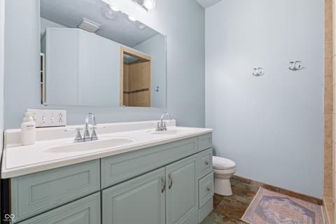 Bathroom at 8373 W 1700 N, Elwood, IN