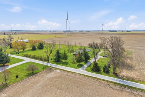 Aerial view at 8373 W 1700 N, Elwood, IN