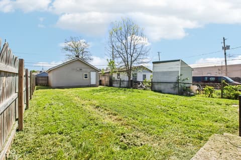 Yard at 1133 S Sheffield Avenue, Indianapolis, IN