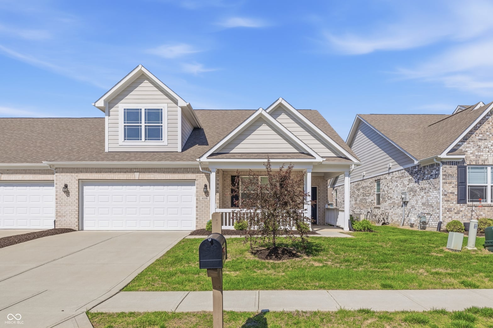 Front exterior at 6336 Stallion Way, Indianapolis, IN