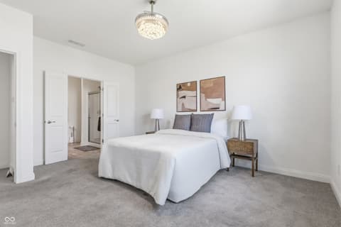Primary bedroom at 6336 Stallion Way, Indianapolis, IN