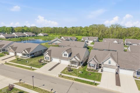 Aerial view at 6336 Stallion Way, Indianapolis, IN