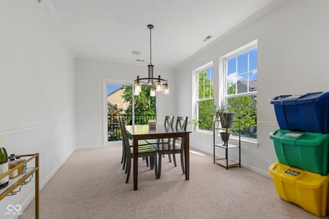 Dining room at 6633 Reserve Drive, Indianapolis, IN