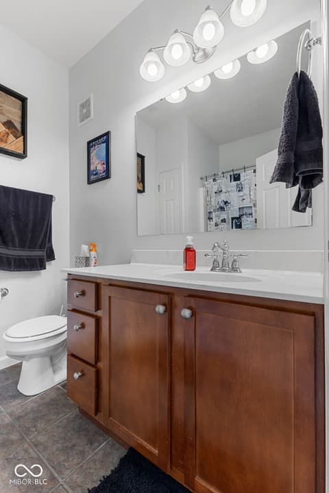 Bathroom at 6633 Reserve Drive, Indianapolis, IN