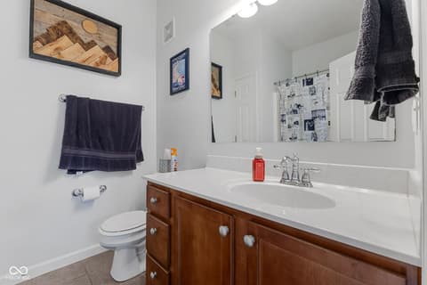 Bathroom at 6633 Reserve Drive, Indianapolis, IN