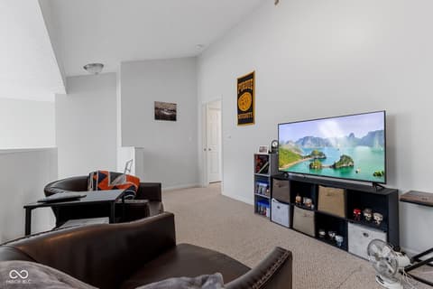 Living room at 6633 Reserve Drive, Indianapolis, IN