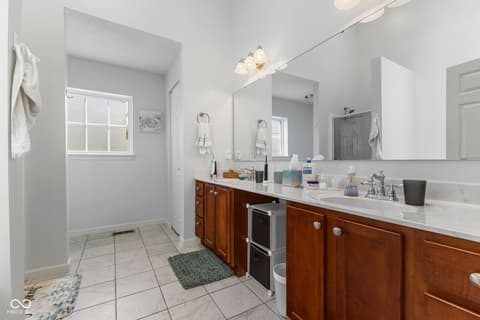 Bathroom at 6633 Reserve Drive, Indianapolis, IN