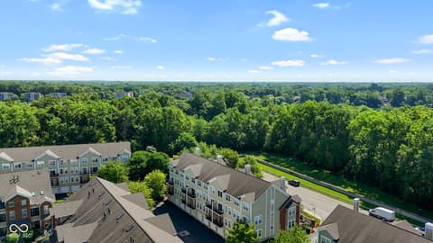 Aerial view at 6633 Reserve Drive, Indianapolis, IN