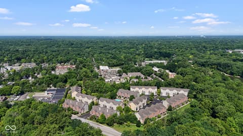 Aerial view at 6633 Reserve Drive, Indianapolis, IN