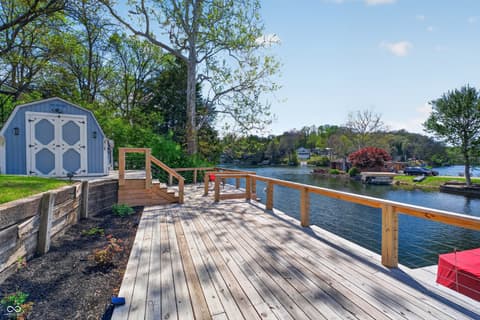 Outdoor living area at 8696 S Bergman Drive