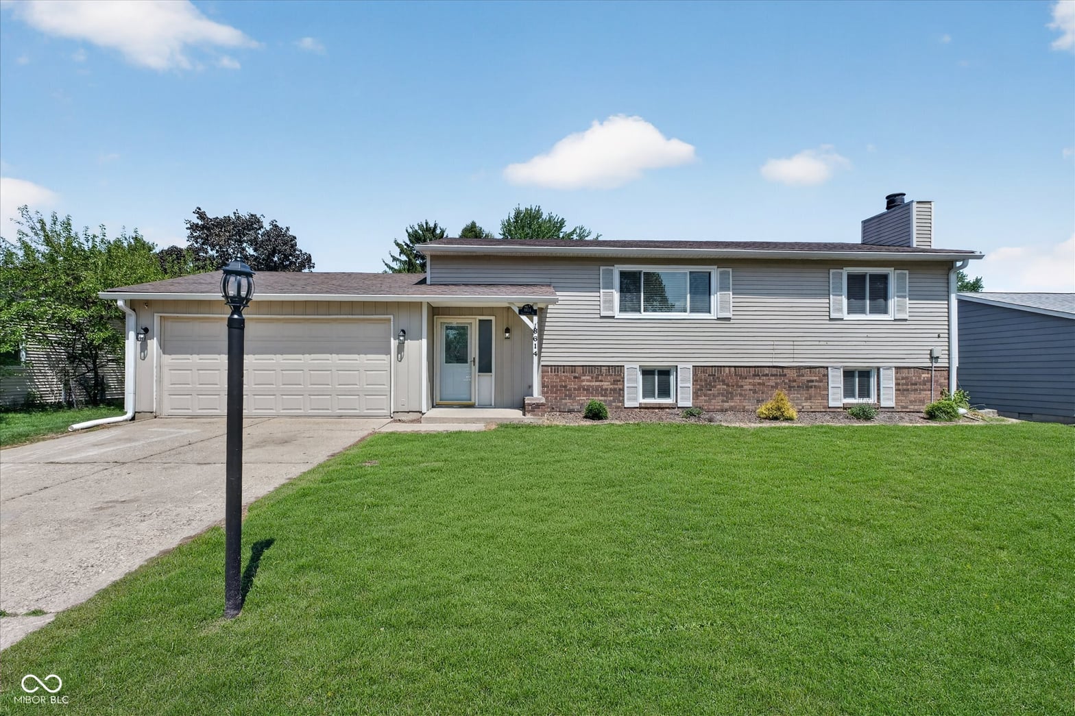 Front exterior at 8614 Stonewall Drive, Indianapolis, IN
