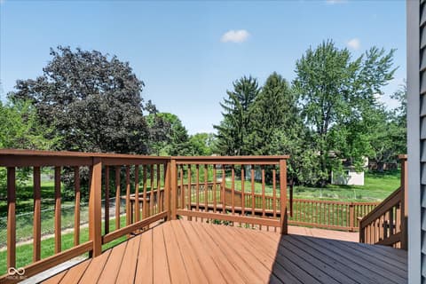 Outdoor living area at 8614 Stonewall Drive, Indianapolis, IN